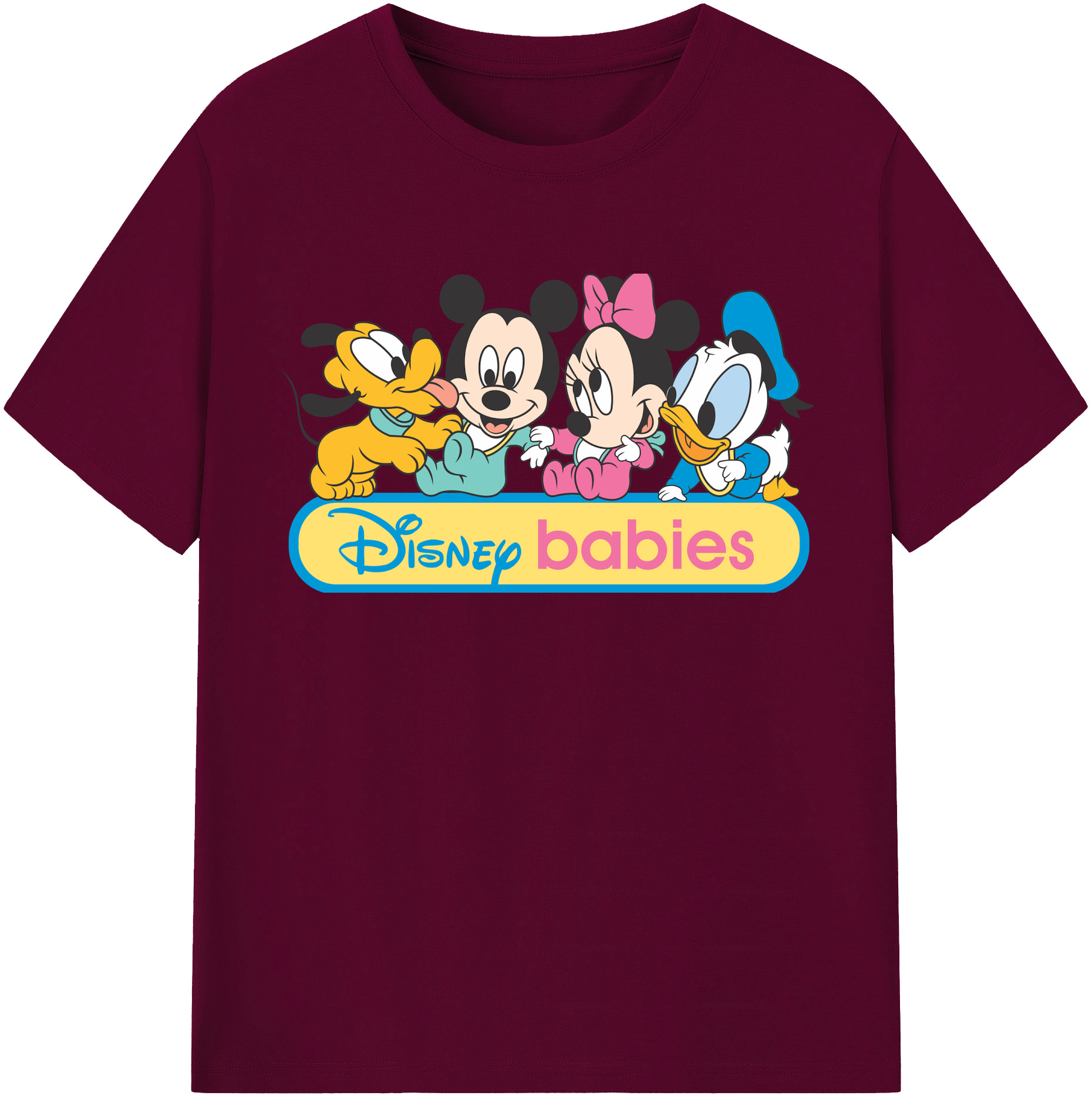 （画像用） ミッキーマウス Mickey Mouse レディースカジュアルプリントTシャツ（綿100％）